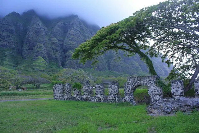 Tropical landscape documented around Kanahau